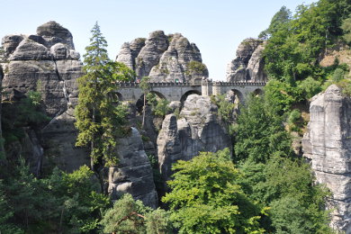Der Malerweg-Basteibrücke